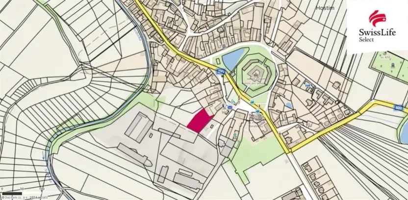 Prodej pozemku pro bydlení, Hostim, 1858 m2