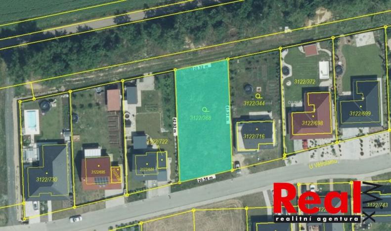 Prodej pozemku pro bydlení, Pohořelice, U Větrolamu, 846 m2