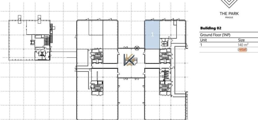Pronájem obchodního prostoru, Praha - Chodov, V parku, 140 m2