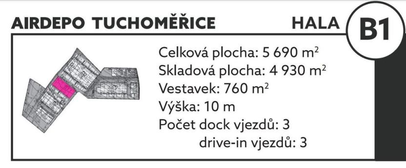 Pronájem skladu, Tuchoměřice, Ke Kopanině, 1000 m2