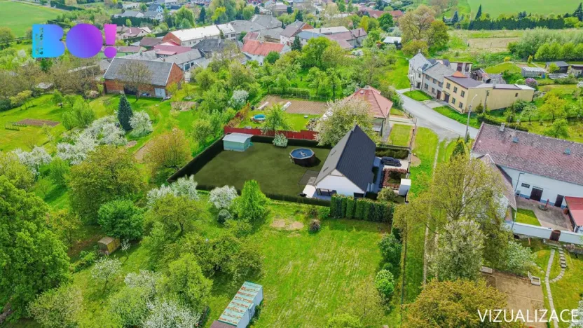 Prodej pozemku pro bydlení, Tršice - Hostkovice, 1008 m2