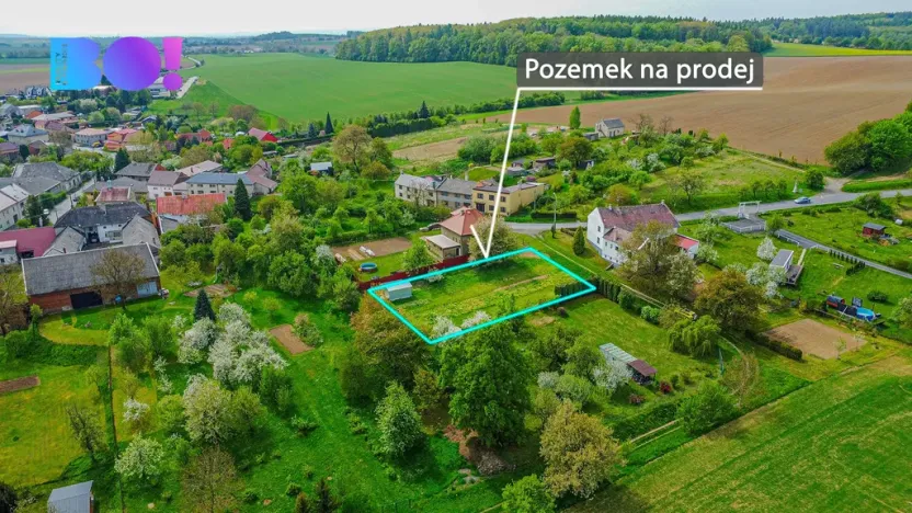 Prodej pozemku pro bydlení, Tršice - Hostkovice, 1008 m2
