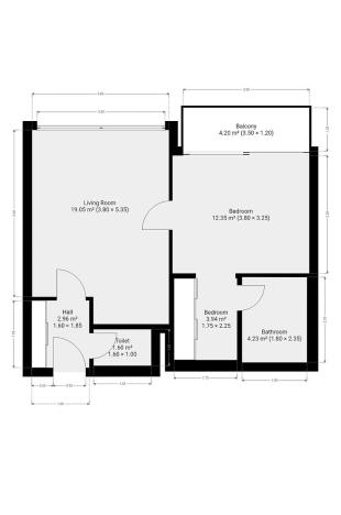 Pronájem bytu 2+kk, Praha - Vysočany, Podnádražní, 45 m2