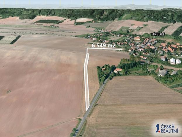 Prodej podílu zemědělské půdy, Krupá, 2183 m2