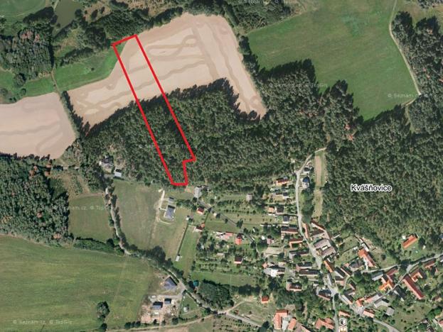 Prodej zemědělské půdy, Kvášňovice, 443 m2