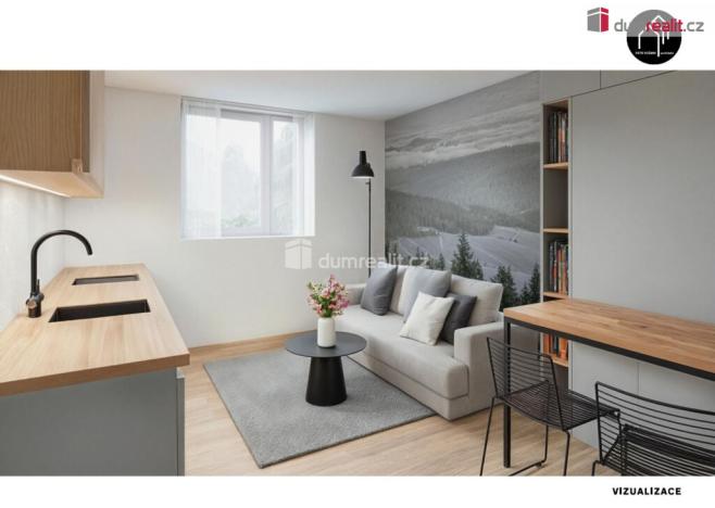 Prodej bytu 1+kk, Merklín - Pstruží, 25 m2