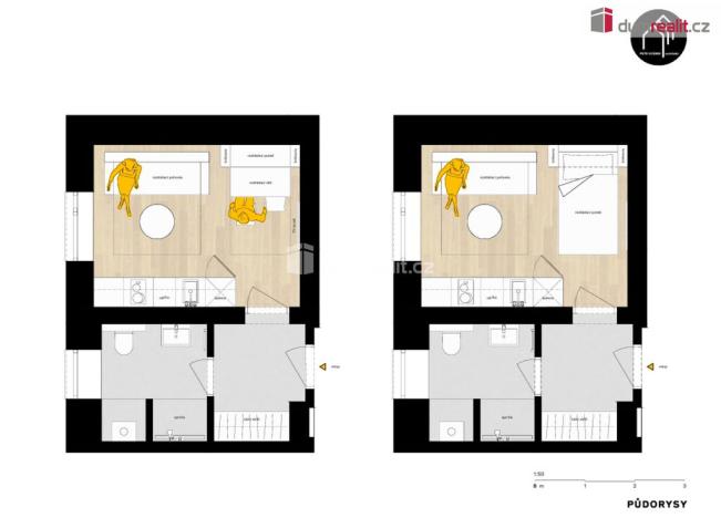 Prodej bytu 1+kk, Merklín - Pstruží, 25 m2
