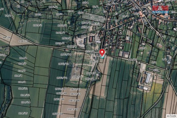 Prodej zahrady, Mšeno, Na Tržišti, 625 m2