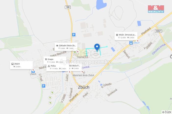 Prodej pozemku pro bydlení, Zbůch, 1015 m2