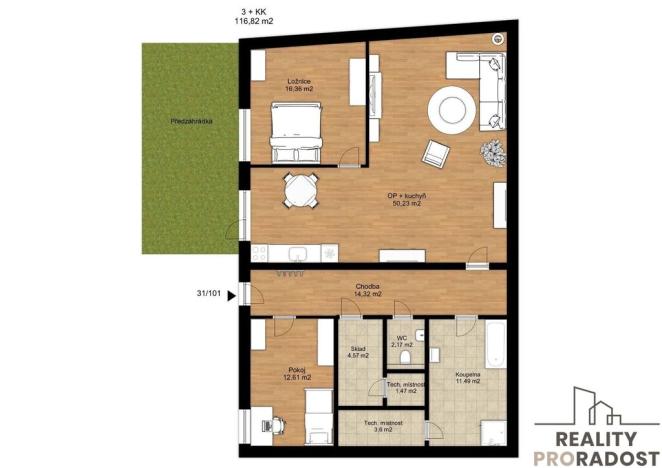 Prodej bytu 3+kk, Třebíč - Vnitřní Město, Karlovo nám., 123 m2