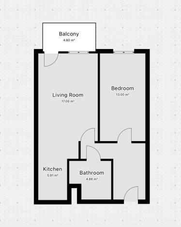 Pronájem bytu 2+kk, Praha - Hostavice, U Hostavického potoka, 49 m2