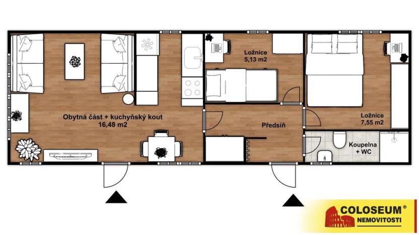 Prodej zahrady, Vojkovice, 773 m2