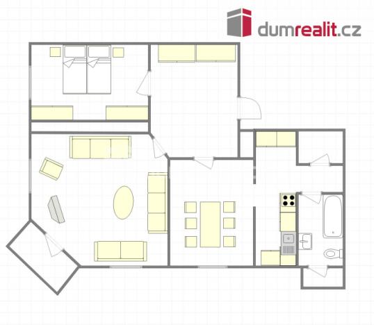 Prodej bytu 3+1, Mariánské Lázně, Ruská, 100 m2