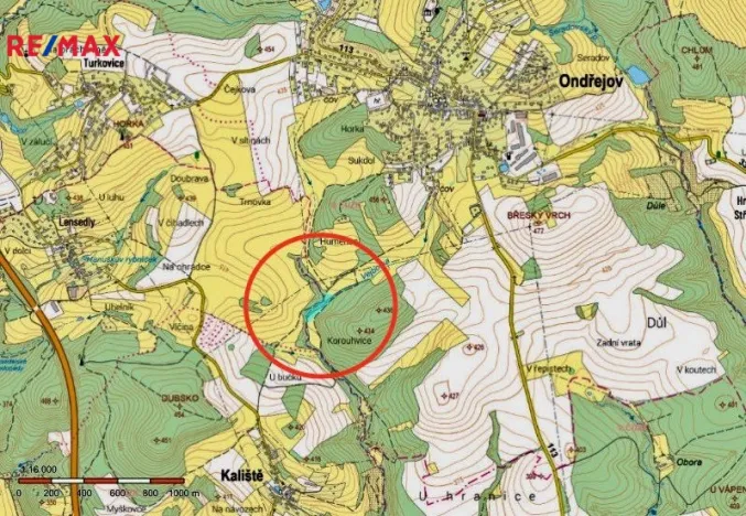 Prodej pozemku, Ondřejov, 8264 m2