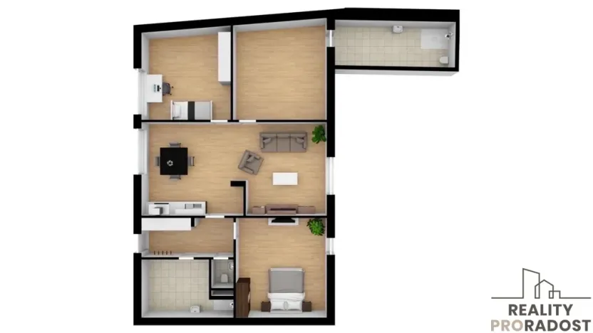 Prodej bytu 4+1, Třebíč - Vnitřní Město, Karlovo nám., 136 m2