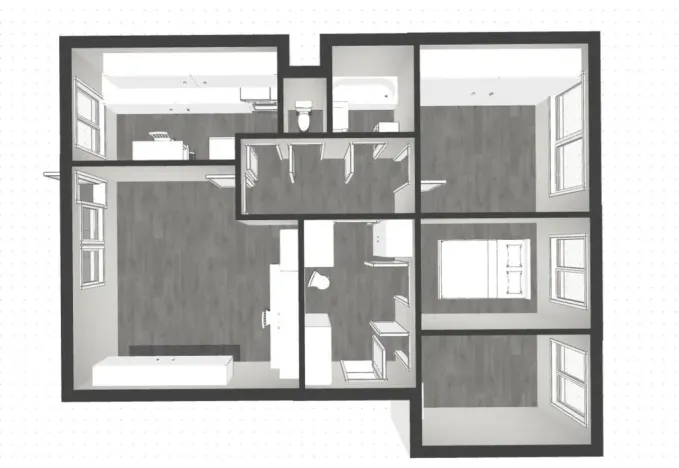 Pronájem bytu 4+1, Brno - Líšeň, Koutného, 77 m2
