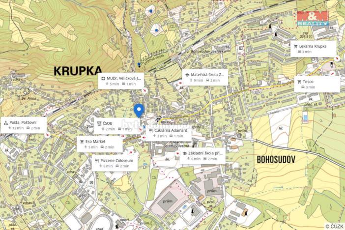 Prodej rodinného domu, Krupka - Bohosudov, Žižkova, 155 m2