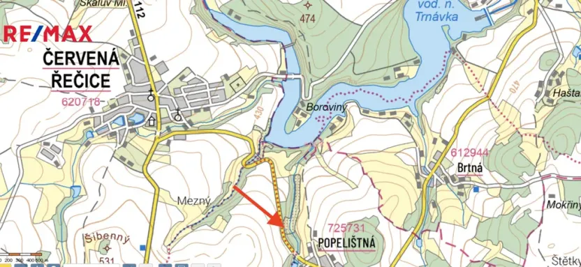 Prodej pozemku pro bydlení, Červená Řečice, 289 m2