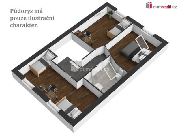 Prodej rodinného domu, Kaplice - Hradiště, 120 m2