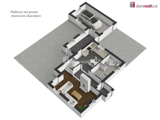 Prodej rodinného domu, Kaplice - Hradiště, 120 m2