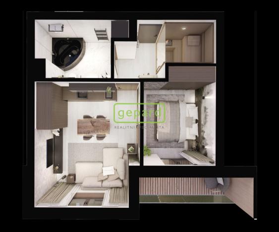 Prodej bytu 2+kk, Rýmařov, 44 m2