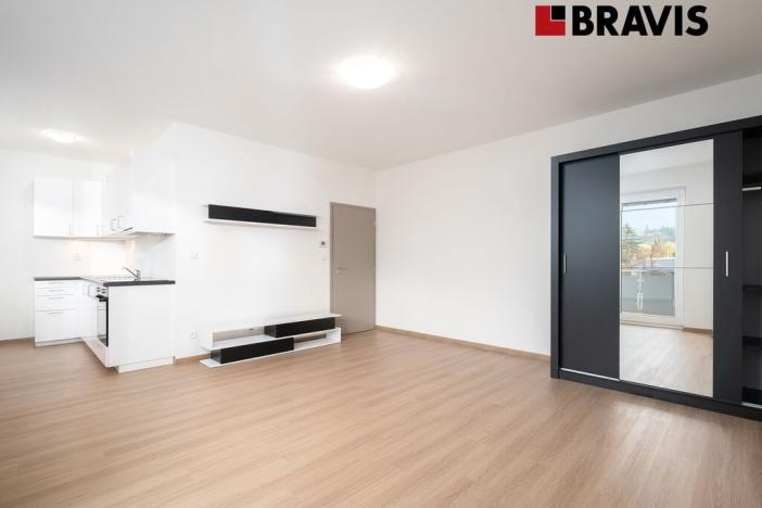 Pronájem bytu 1+kk, Brno - Maloměřice, Rázusova, 39 m2