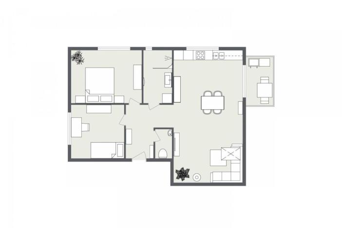 Pronájem bytu 3+kk, Bravantice, 81 m2