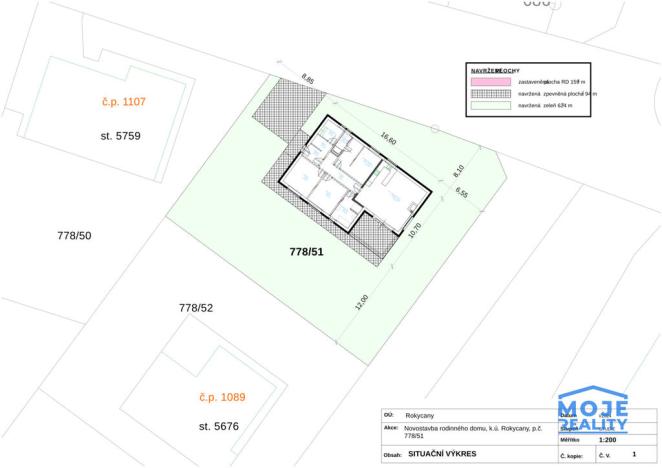 Prodej domu na klíč, Rokycany, 126 m2