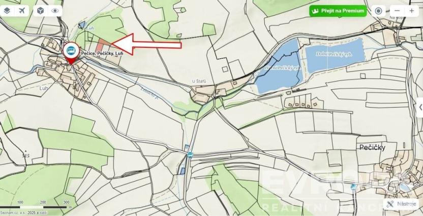 Prodej pozemku pro bydlení, Pečice - Pečičky, 2320 m2