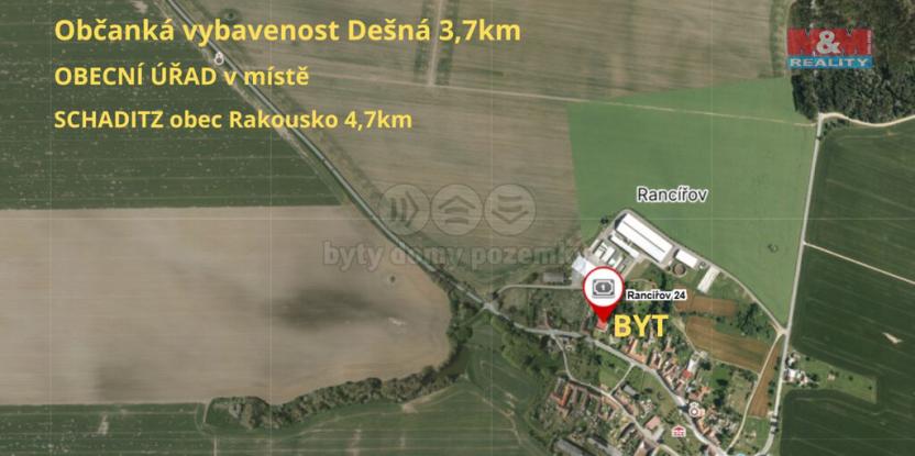 Prodej bytu 3+1, Dešná - Rancířov, 75 m2
