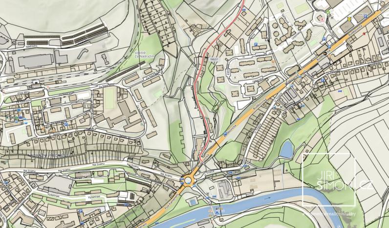 Prodej pozemku pro bydlení, Český Krumlov, Za Jitonou, 5711 m2