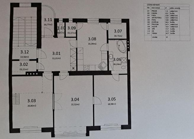 Prodej bytu 4+1, Jičín, Sv. Čecha, 107 m2