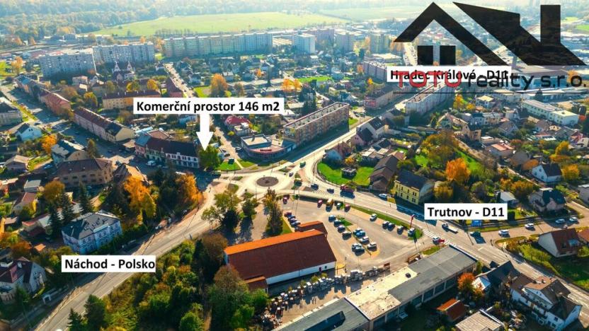 Pronájem obchodního prostoru, Jaroměř - Pražské Předměstí, Svat. Čecha, 167 m2