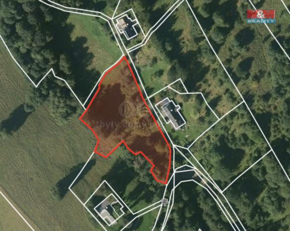 Prodej zahrady, Bernartice, 2000 m2