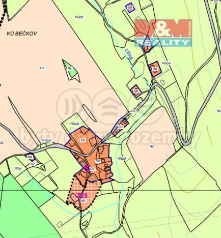 Prodej zahrady, Bernartice, 1039 m2