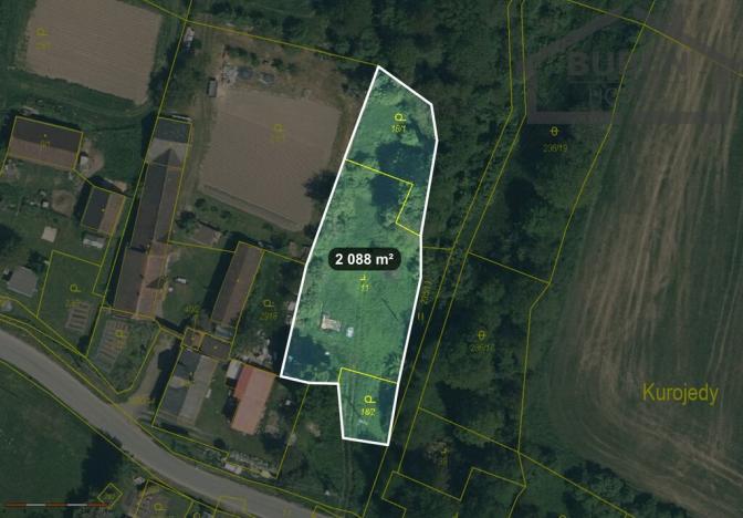 Prodej pozemku pro bydlení, Bor, 2088 m2