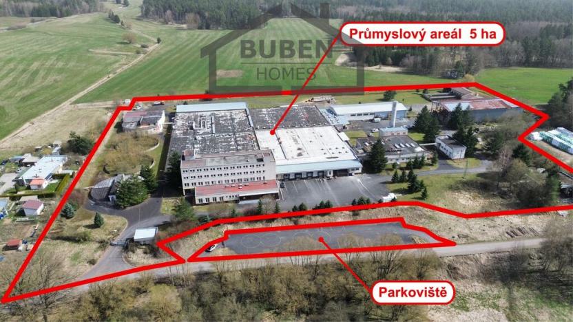 Prodej výrobních prostor, Lom u Tachova, 11180 m2