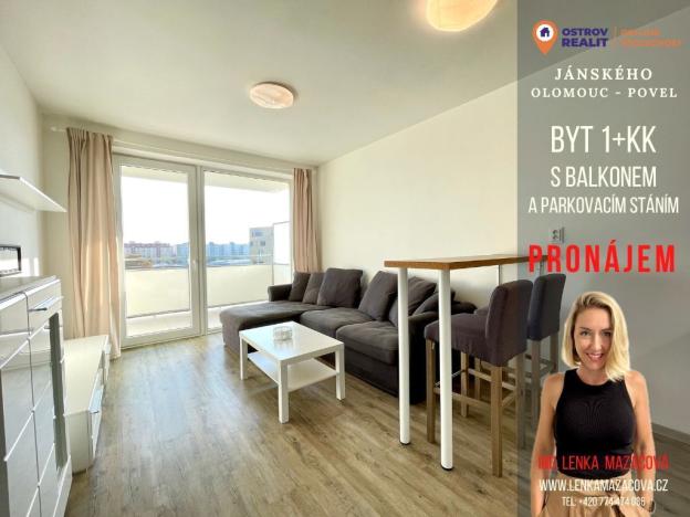 Pronájem bytu 1+kk, Olomouc - Povel, Janského, 4960 m2