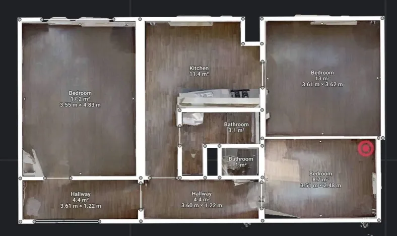 Pronájem bytu 3+1, Olomouc - Nová Ulice, Jílová, 63 m2