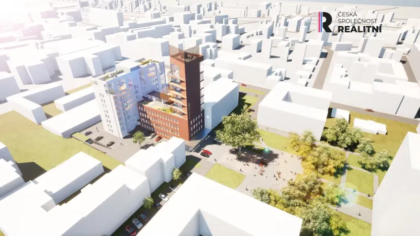 Pronájem garážového stání, Zlín, Lorencova, 12 m2