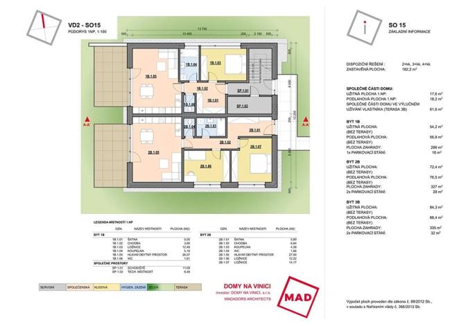 Prodej bytu 3+kk, Němčičky, 77 m2