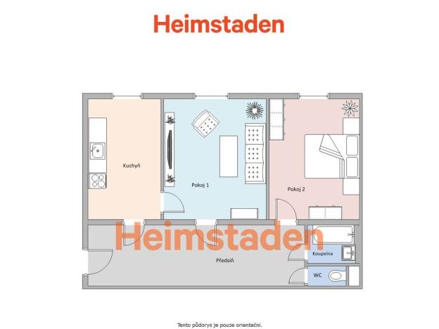 Pronájem bytu 2+1, Havířov - Šumbark, Okružní, 56 m2