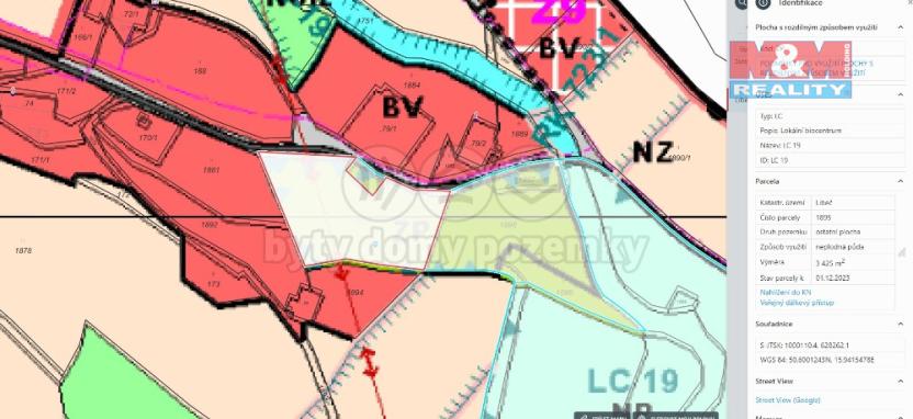 Prodej zahrady, Trutnov, 3425 m2