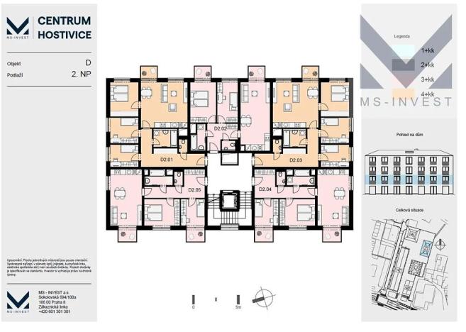 Prodej bytu 3+kk, Hostivice, Čsl. armády, 69 m2