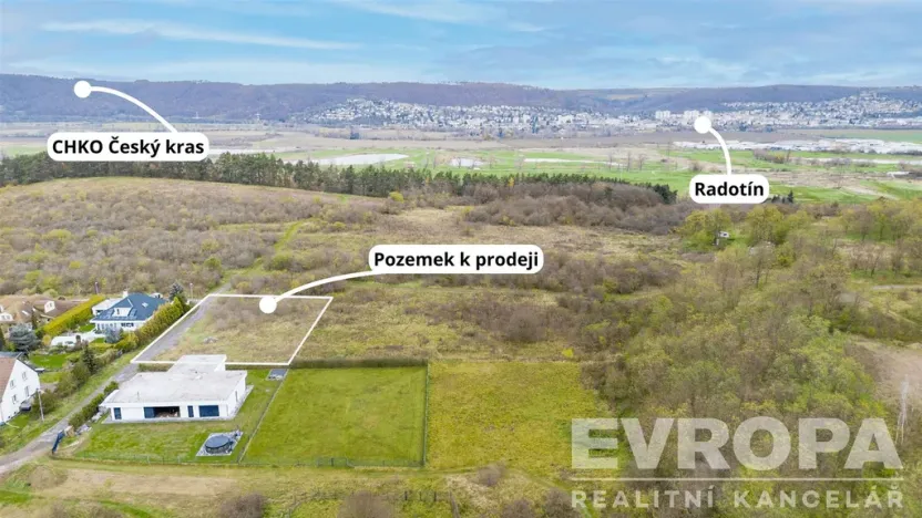 Prodej pozemku pro bydlení, Praha - Lipence, Na Kyjově, 888 m2