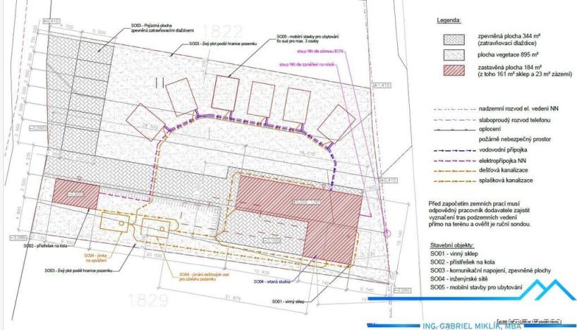 Prodej komerčního pozemku, Vrbovec, 800 m2