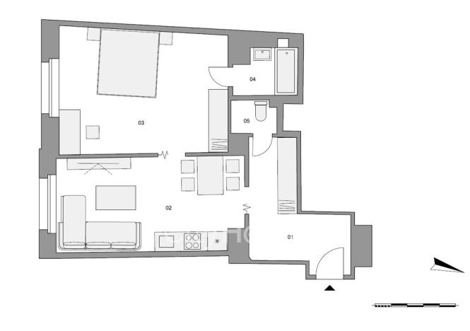 Prodej bytu 2+kk, Praha - Vršovice, Přípotoční, 54 m2