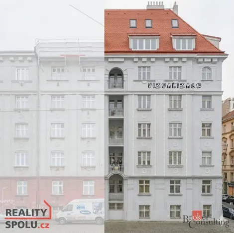 Prodej bytu 2+kk, Praha - Libeň, Heydukova, 52 m2