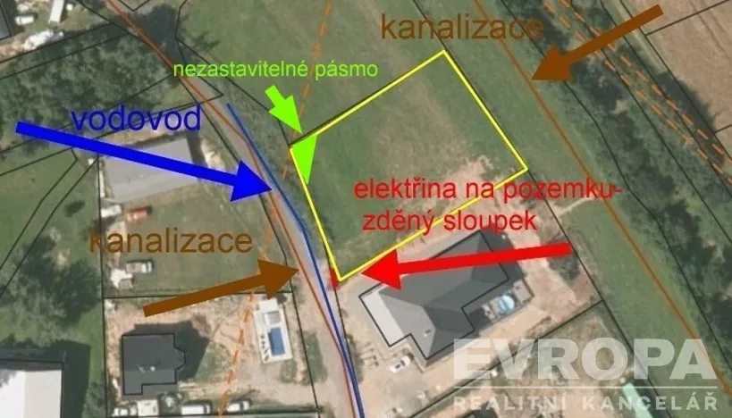 Prodej pozemku pro bydlení, Lubná, 1300 m2