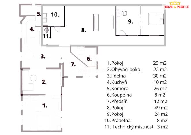 Prodej rodinného domu, Číčenice - Strpí, 220 m2
